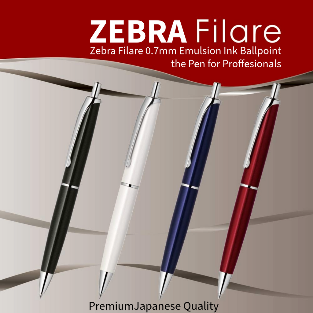 ZEBRA P-BA70-BK Permanent Ball point pen, Black ink refillable , professional pens , Επαγγελματικά Στυλό