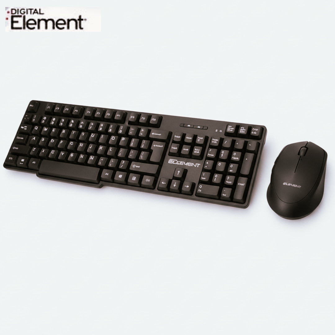 Element Keyboard & Mouse Set Digital Wireless KB-255WMS - Ασύρματο πληκτρολόγιο και ποντίκι