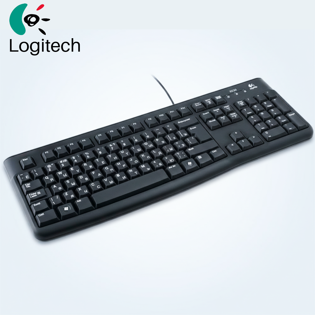 Logitech Keyboard For Business K120 Rus (920-002522) - Ενσύρματο πληκτρολόγιο ρωσικά