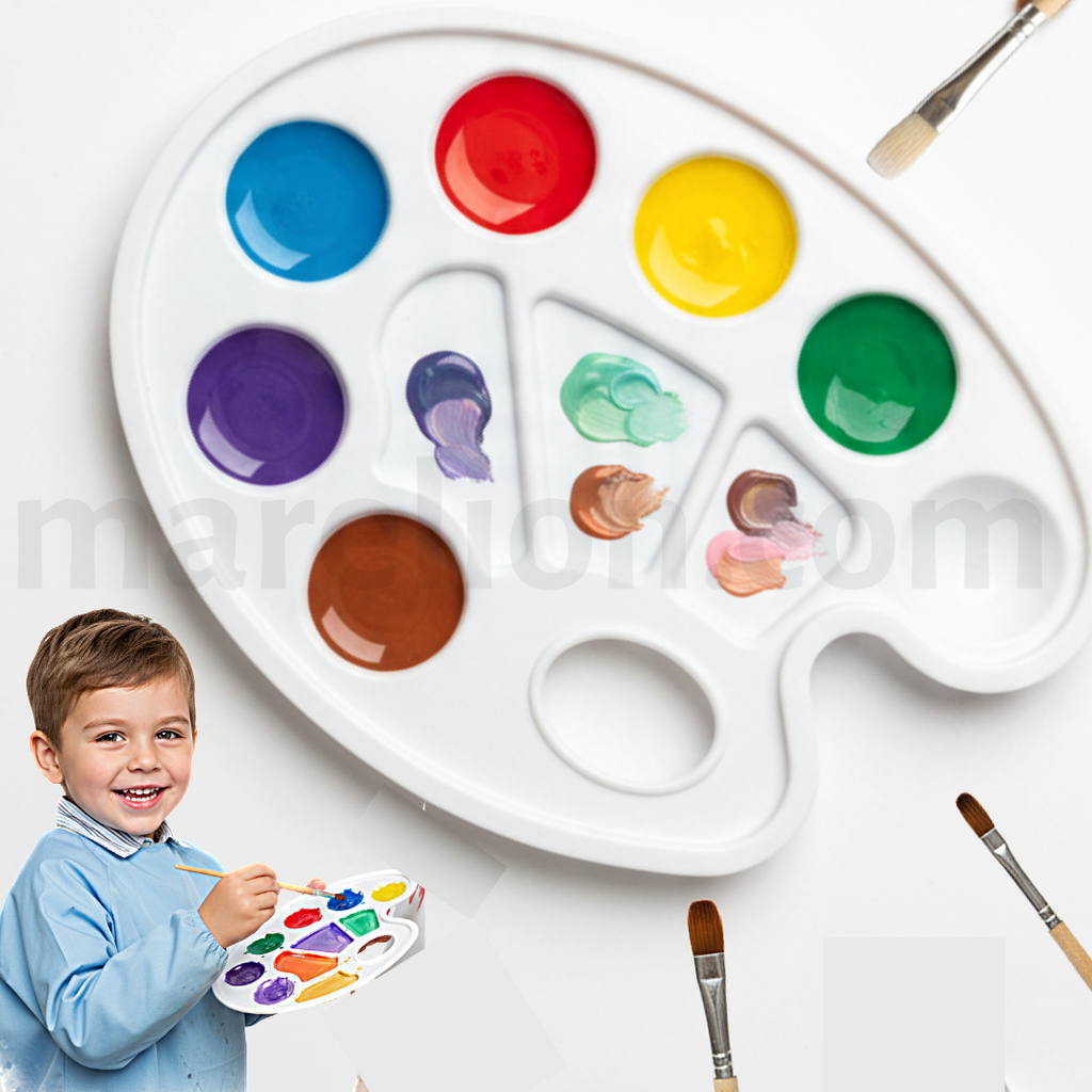 Painting Palette 10 Wells 22x16cm - Παλέτα Χρωμάτων Ζωγραφικής 10 Θέσεων - ΧΟΝΔΡΙΚΗ ΠΩΛΗΣΗ