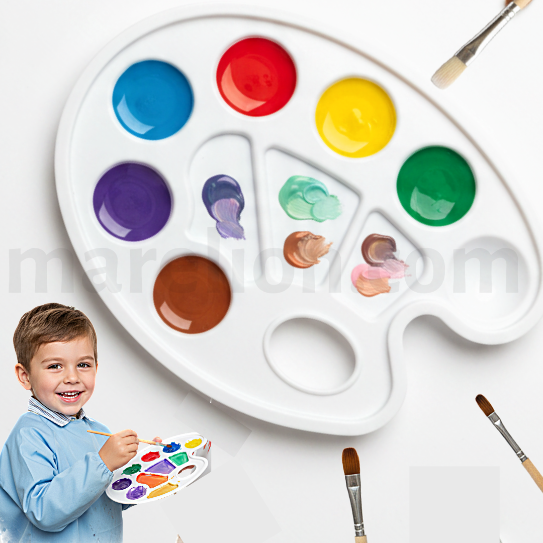 Painting Palette 10 Wells 22x16cm - Παλέτα Χρωμάτων Ζωγραφικής 10 Θέσεων - ΧΟΝΔΡΙΚΗ ΠΩΛΗΣΗ