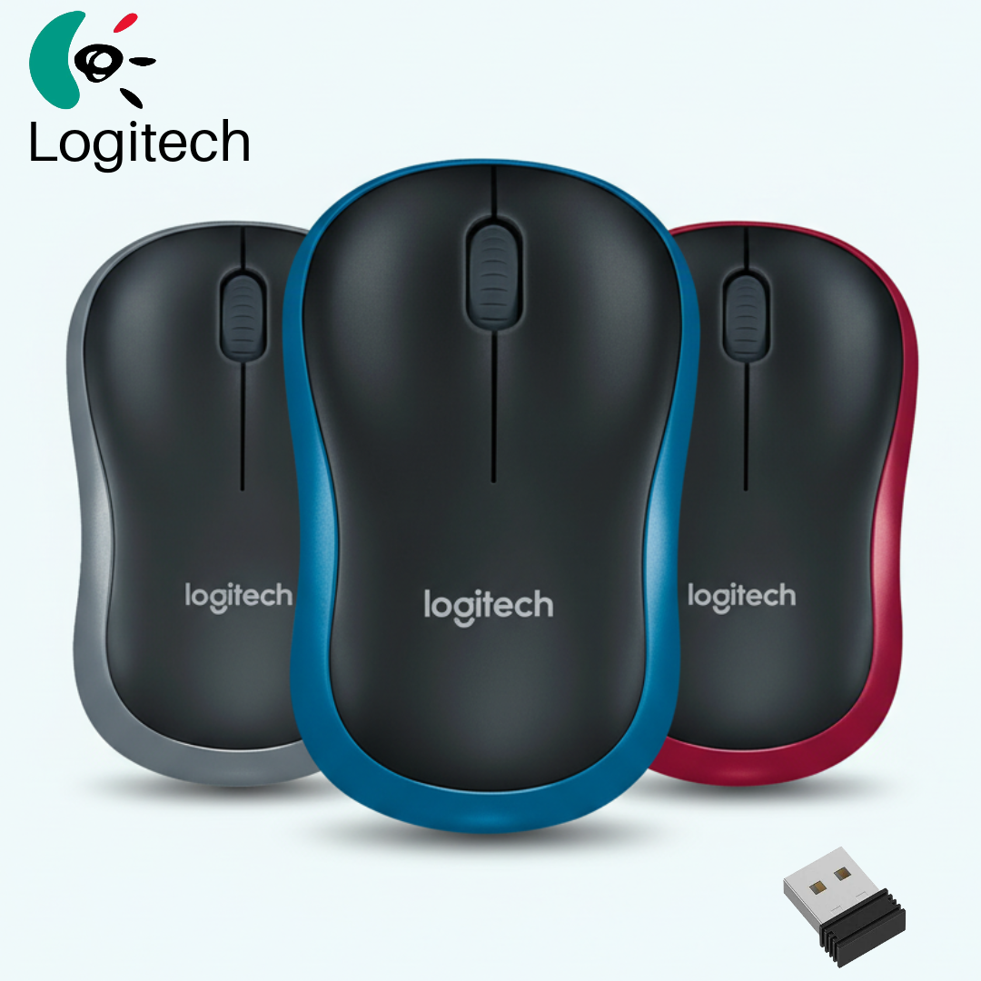 Logitech Wireless Mouse M185 Black Grey (910-002235) - Ασύρματο ποντίκι