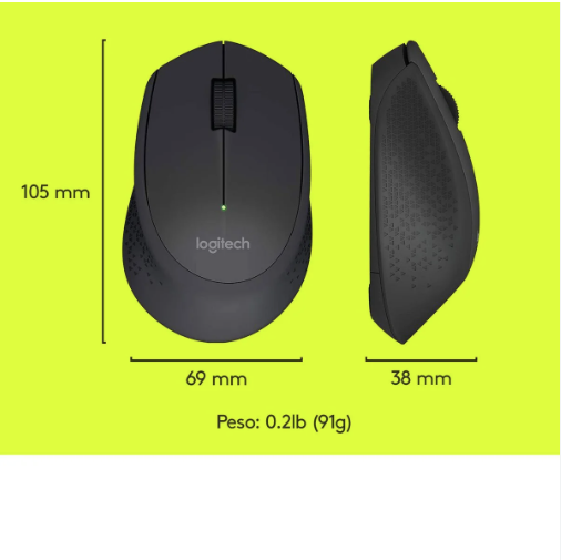 Logitech Wireless Mouse Black M280 (910-004287) - Ασύρματο ποντίκι