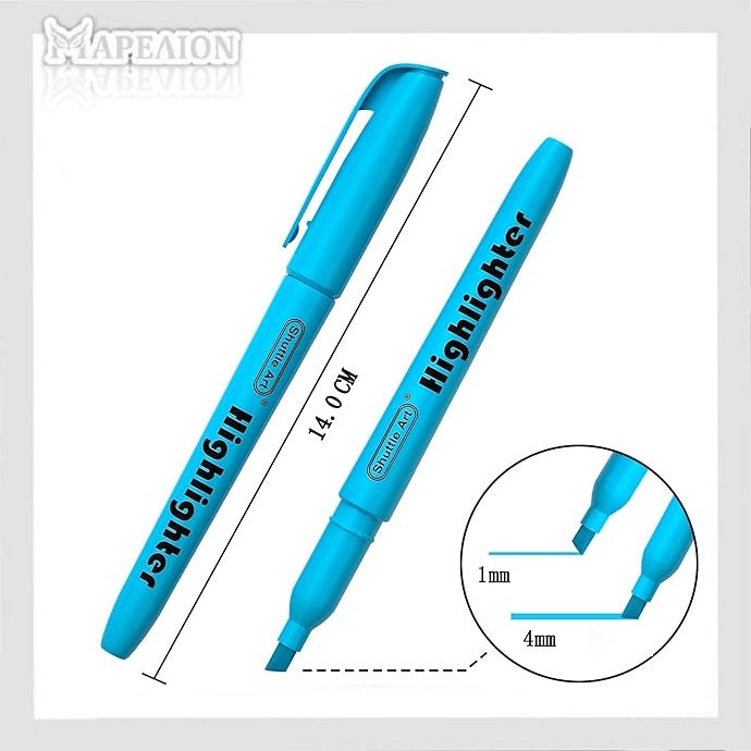 Shuttle Art Highlighter Pen 4mm - 6 Colors Available - Μαρκαδόρος Υπογράμμισης