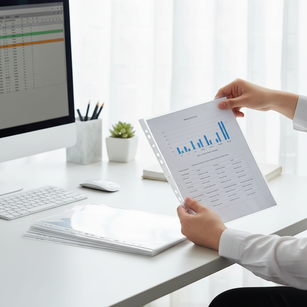 A4 Sheet Protector - Office Lifestyle