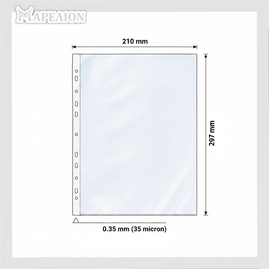 A4 Sheet Protectors - Infographic