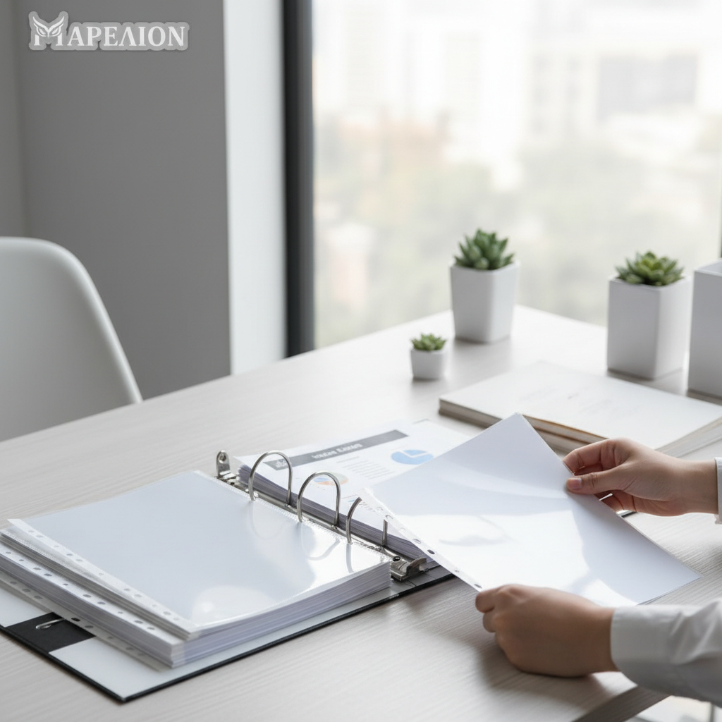 A4 Sheet Protectors - Office Lifestyle