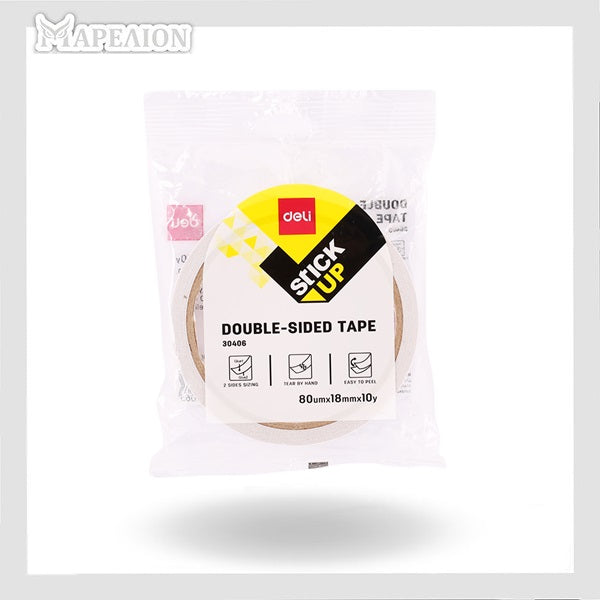 Deli Double Sided Tape 18mm x 9m - Ταινία Διπλής Όψης