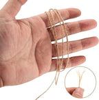TPSTER ΦΥΣΙΚΟΣ ΣΠΑΓΓΟΣ ΚΑΦΕ 70 ΜΕΤΡΑ, 100gr, 1mm πάχος , NATURAL BROWN ROPE FOR CRAFT AND DIY Jute Twine, ΝΗΜΑ ΓΙΑ ΚΑΤΑΣΚΕΥΕΣ ΚΑΙ ΧΕΙΡΟΤΕΧΝΙΑ