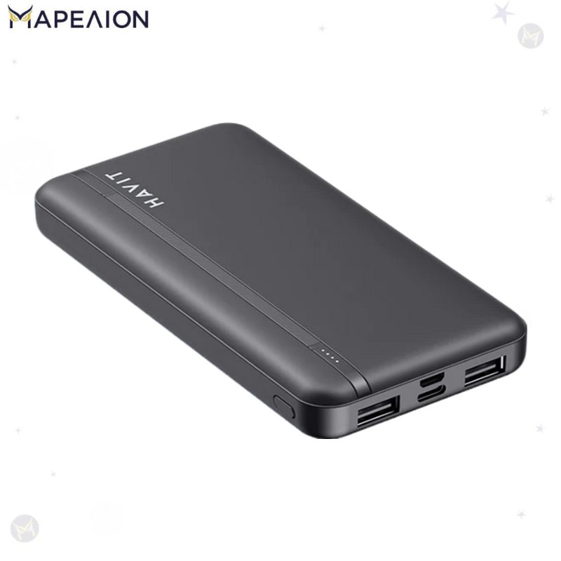 Havit Slim Powerbank 2x USB-A 10000mAh PB89  - Κινητός φορτιστής σε 2 Χρώματα