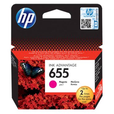 HP 655 Ink Cartridge MAGENTA PRINTER INK