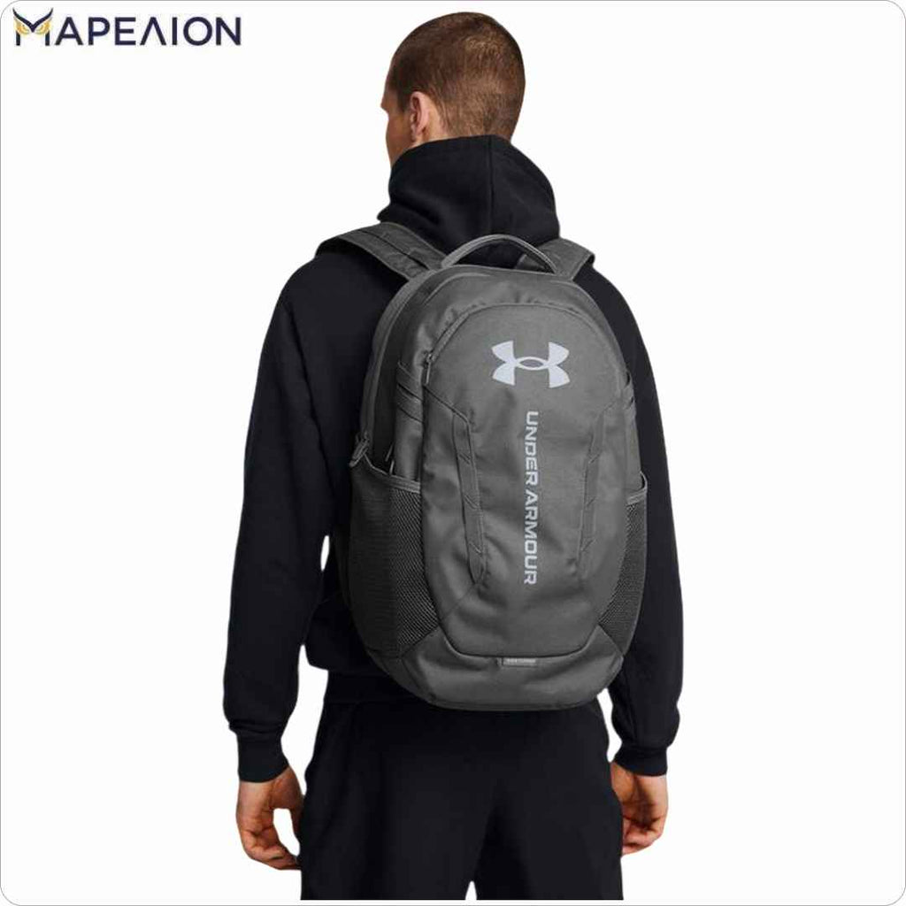 Under Armour Hustle 6.0 Backpack 3 Cases Grey - Τσάντα Πλάτης Under Armour Hustle 6.0