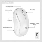 Logitech Bluetooth Mouse M240 White 910-007120 - Ασύρματο ποντίκι bluetooth