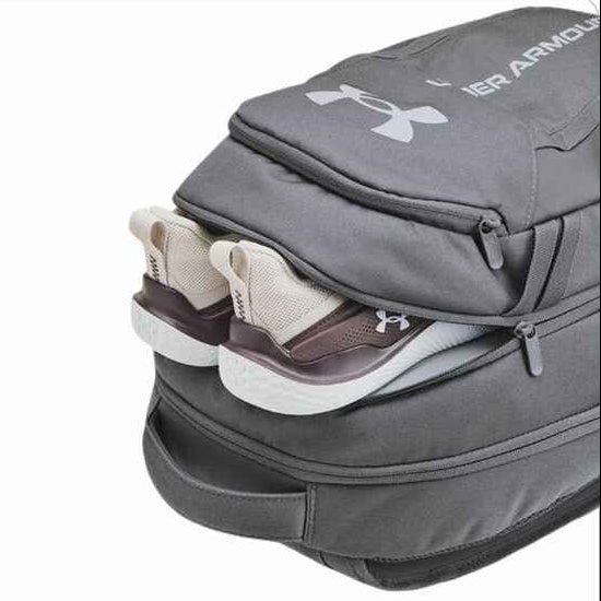 Under Armour Hustle 6.0 Backpack 3 Cases Grey - Τσάντα Πλάτης Under Armour Hustle 6.0