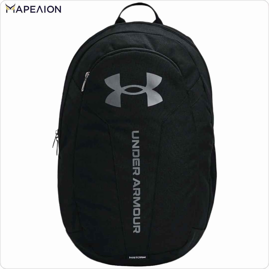 Under Armour Hustle Lite Backpack 2 Cases Black, Grey Logo - Σακίδιο Πλάτης Μαύρο, Γκρι
