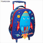 ΣΧΟΛΙΚΗ ΤΣΑΝΤΑ ΤΡΟΛΕΪ ΝΗΠΙΟΥ Eva Space Rocket MUST 2 ΘΗΚΕΣ TROLLEY BAG  ΣΧΟΛΙΚΕΣ ΤΣΑΝΤΕΣ ΝΗΠΙΑΓΩΓΕΙΟΥ KIDS SCHOOL BAGS