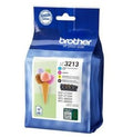 Brother ink cartridge packaging with ice cream illustration on a blue background