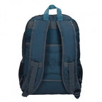 Σχολική Τσάντα Pepe Jeans Edmon Blue Jeans - Schoolbag Backpack Σακίδιο Πλάτης