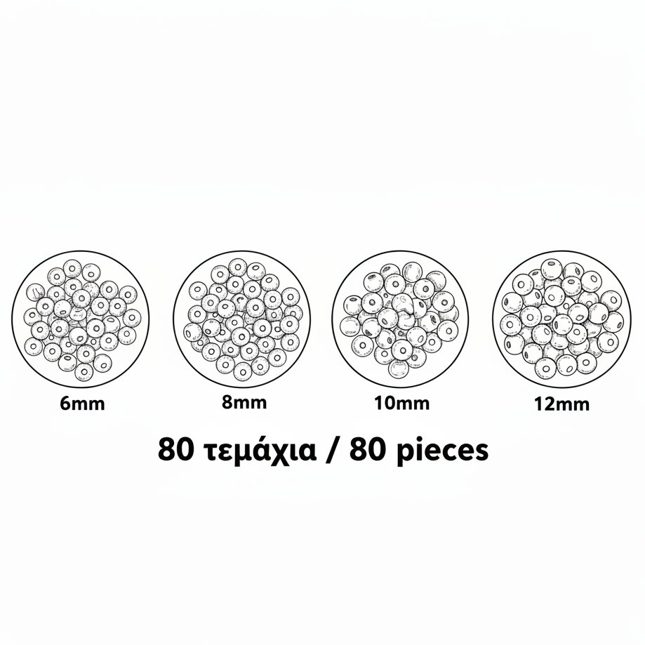 Beads Infographic - Χωρίς Χρώμα
