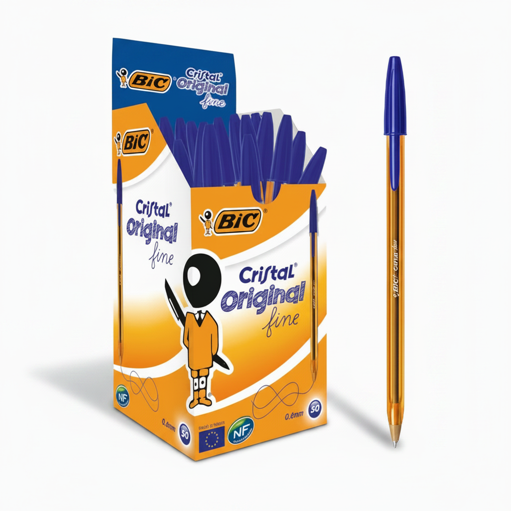 BIC Cristal Fine Ballpoint Pen Blue - Στυλό Διαρκείας Λεπτό Μπλε - ΧΟΝΔΡΙΚΗ ΠΩΛΗΣΗ