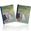 Two Bindermate display books on a white background