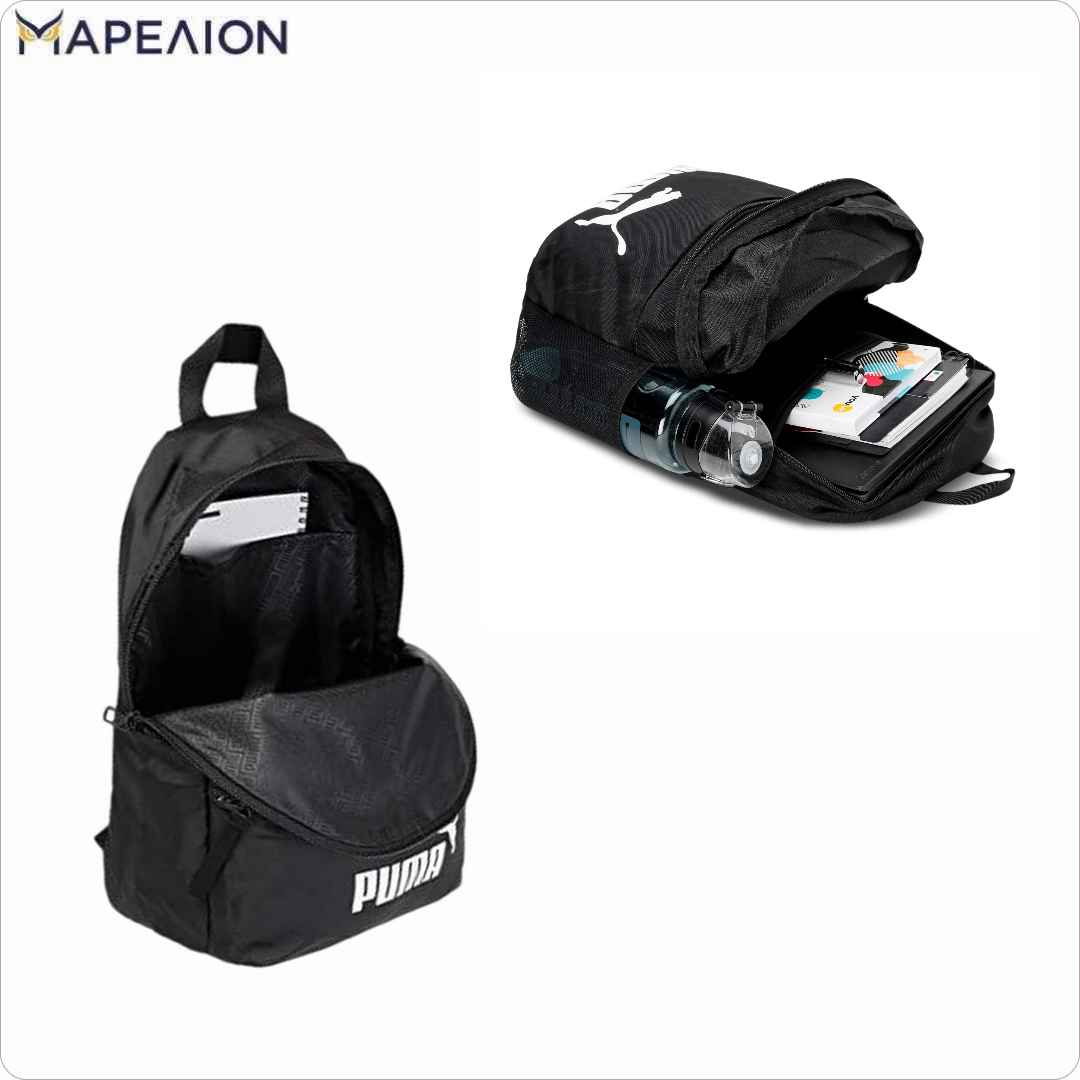 PUMA Phase Backpack 22L, Black - Σακίδιο Πλάτης Μαύρο