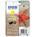 Epson 603XL yellow ink cartridge packaging with a starfish design on a white background