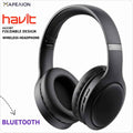 Havit H633BT Wireless Bluetooth Headphones BLACK | Over-Ear Design, Deep Bass, 20H Playtime, Foldable & Lightweight, Bluetooth 5.3, Built-in Microphone Headsets, for TV, iPhone, Gym, Running ΑΣΥΡΜΑΤΑ ΑΚΟΥΣΤΙΚΑ