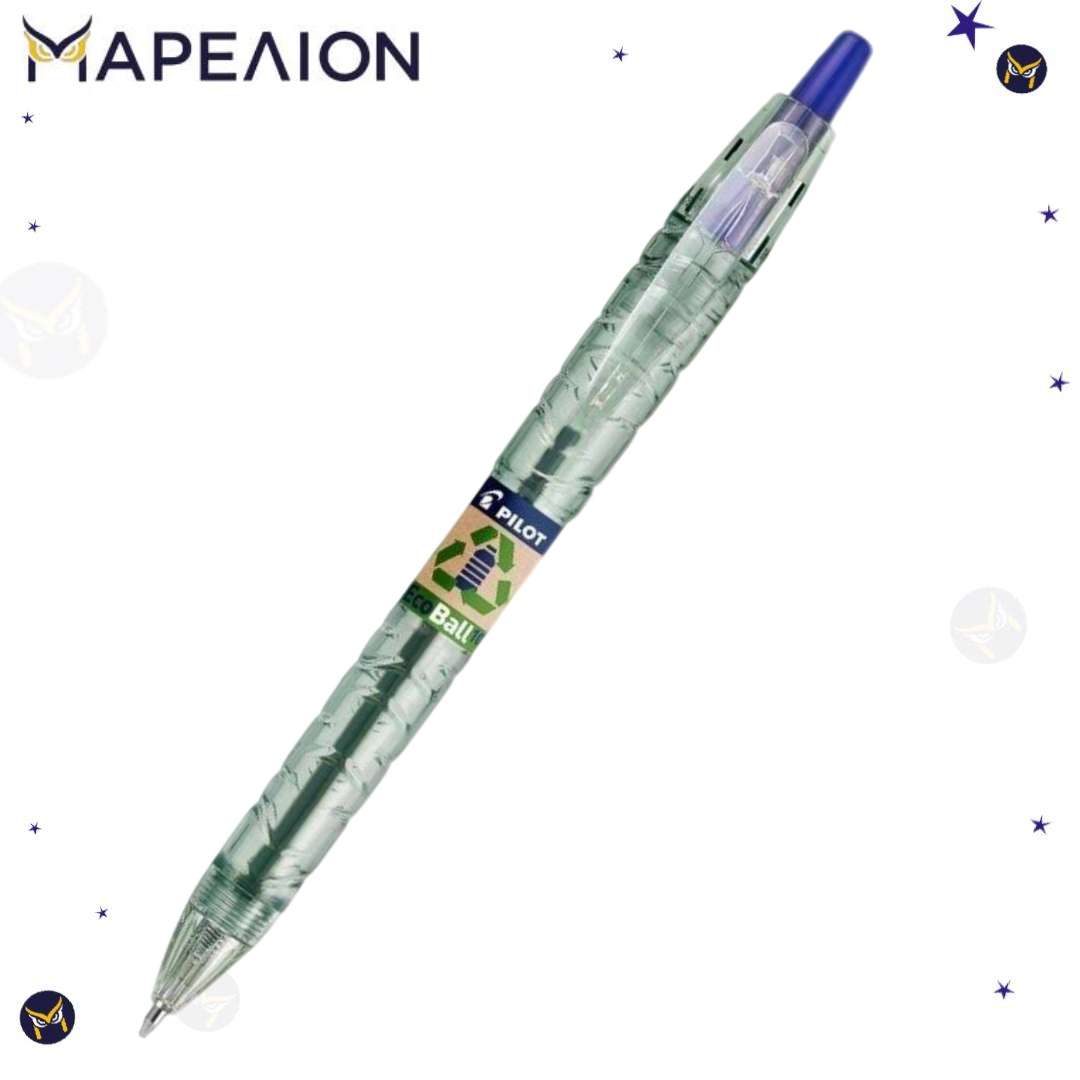 Pilot B2P Ecoball Ballpoint Pen 1.0mm , Blue / Black - Οικολογικό Στυλό Διαρκείας