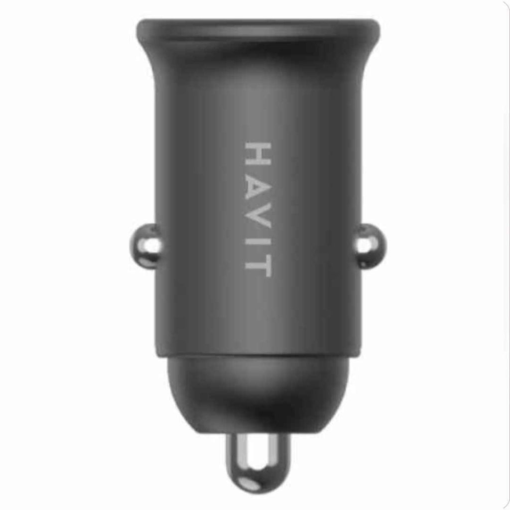 HAVIT CAR CHARGER 20W USB+USB-C Black CC2022, CAR CHARGER