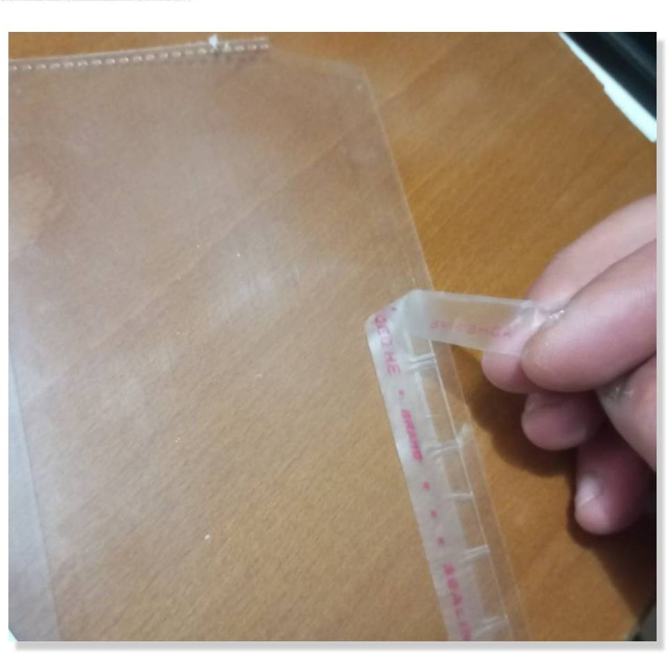 Self-Adhesive Book Cover Clear 29cm Height Pack of 10 - Ντύματα Βιβλίων Αυτόκολλητα Διαφανή