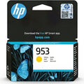 HP 953 magenta ink cartridge packaging with butterfly design on a white background