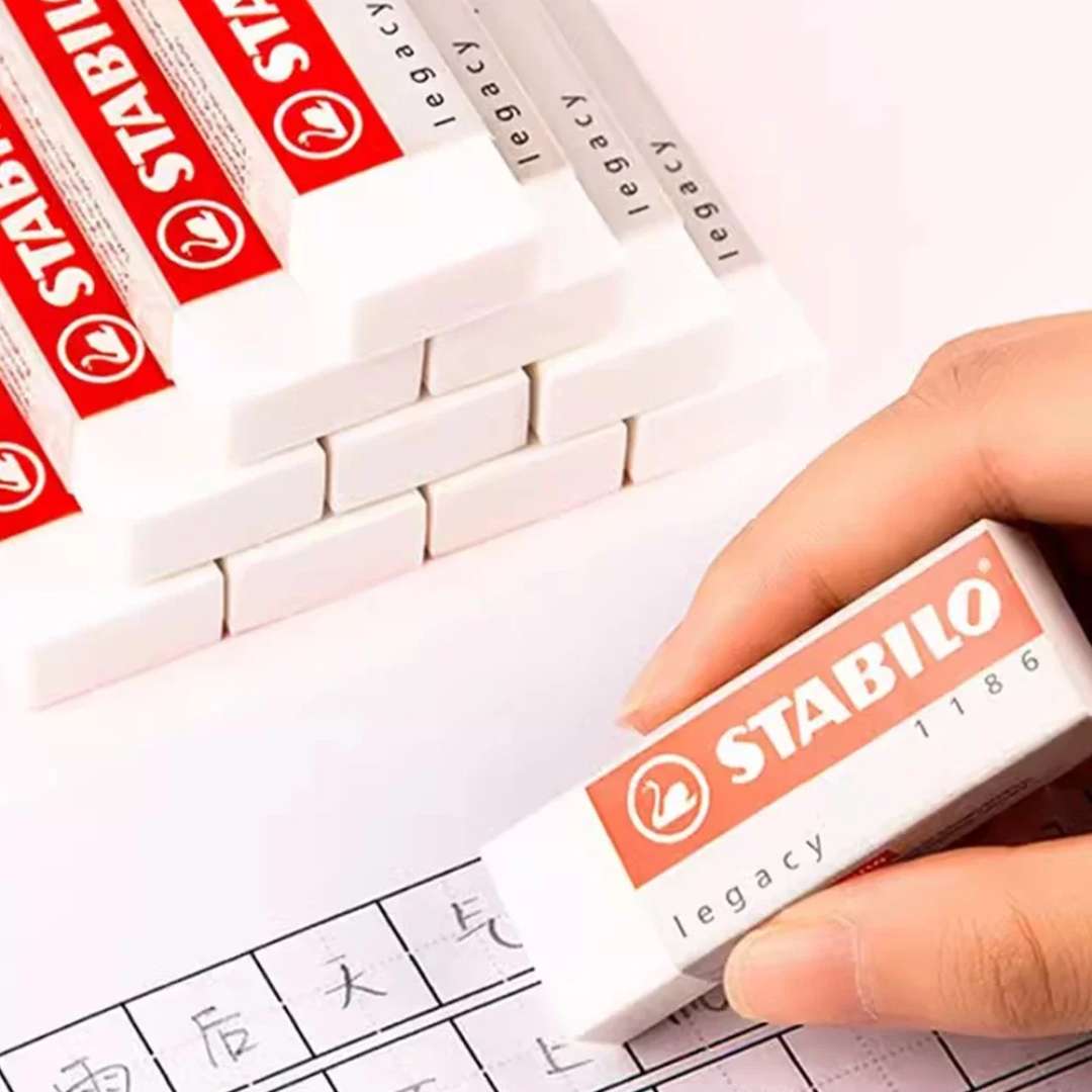 Stabilo Legacy white Eraser 1186, 65mm - Σβηστήρι - Γομολάστιχα Λευκή