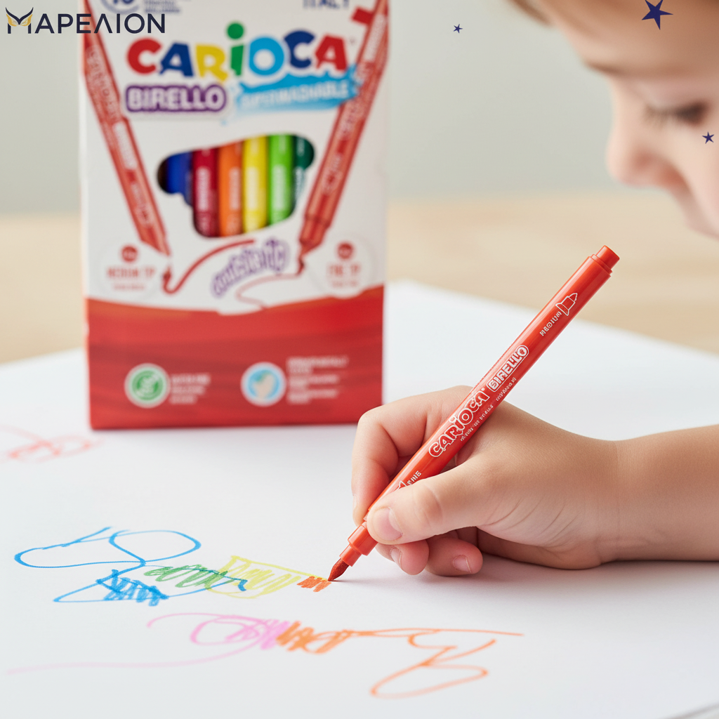 Child Drawing with CARIOCA BIRELLO