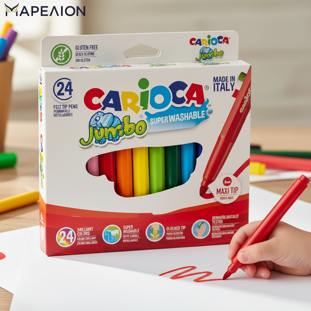 Child Drawing with CARIOCA Jumbo