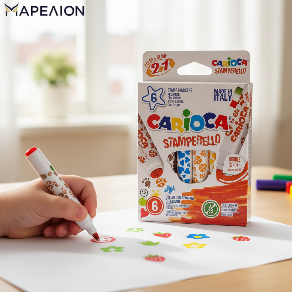 Child Stamping with CARIOCA STAMPERELLO