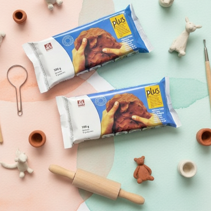 Clay White & Terracotta - Flat Lay