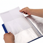 Clear Book inserting document