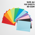 Colour Paper A4 80gsm 500 Sheets - Χρωματιστό Χαρτί Α4 σε 13 Χρώματα