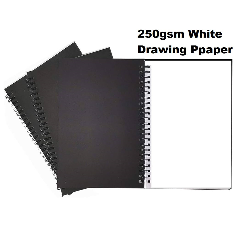 Bull Spiral Drawing Block 20 Sheets 250gsm Hard Cover - Τετράδιο Ζωγραφικής Σπιράλ 30.5x23cm