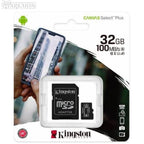 Kingston Canvas Select Plus MicroSD 32GB + Adapter - Κάρτα Μνήμης MicroSDHC