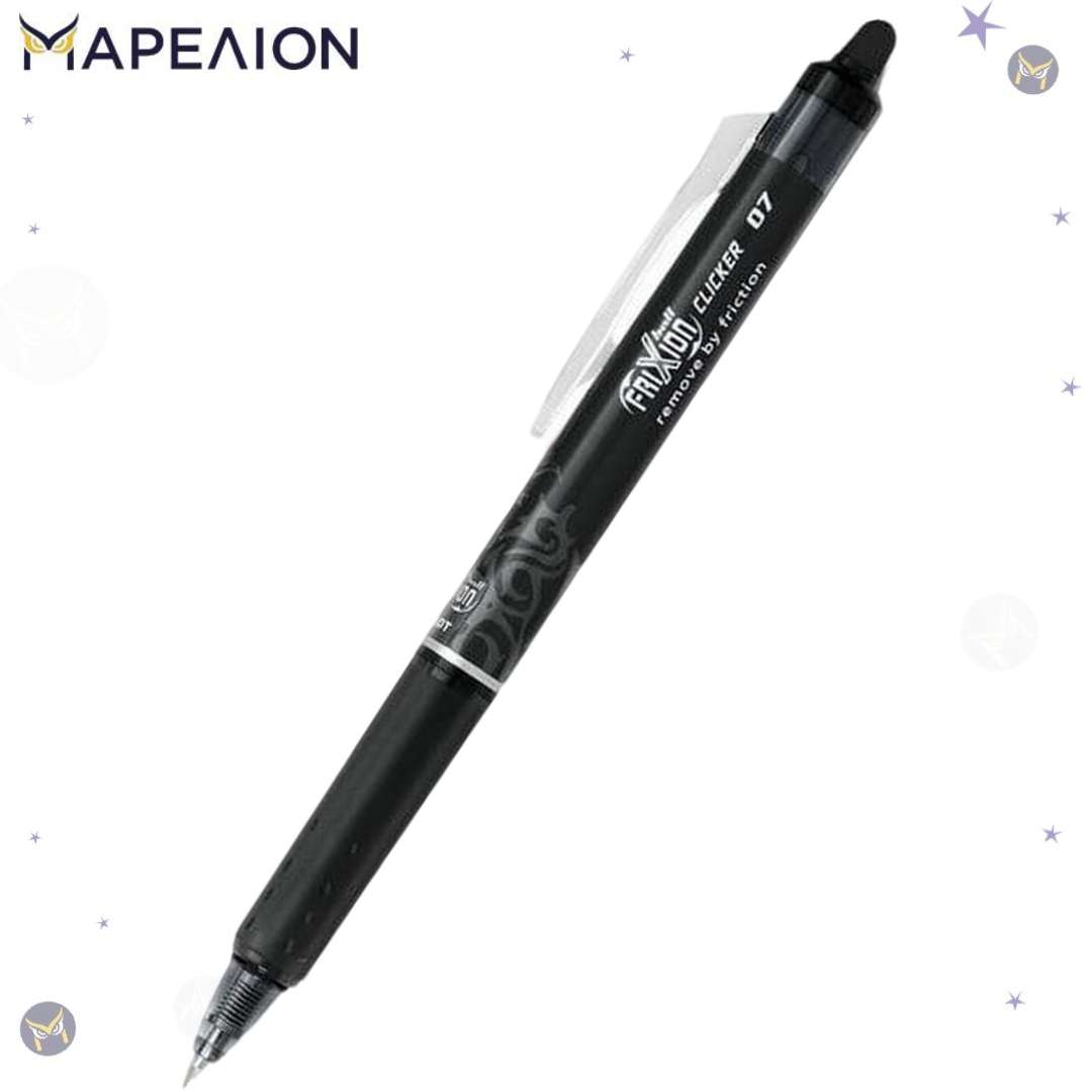 Pilot FriXion Clicker Erasable Gel Pen 0.7mm Assorted Colors - Refillable - Στυλό Gel που Σβήνει σε 7 Χρώματα