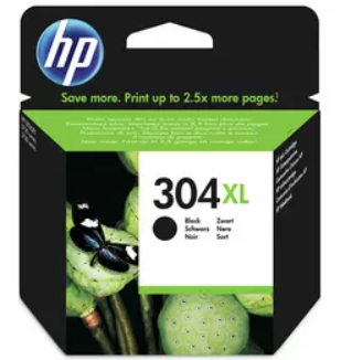 HP 304 Ink Cartridge XL Size BLACK PRINTER INK