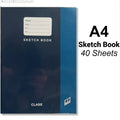 Sketch Book A4 40 Sheets Ruled & Blank Pages - Τετράδιο Σχεδίου Σχολικό