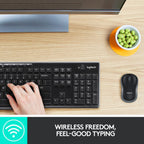 Logitech Wireless Combo MK270 Greek (920-004520) - Ασύρματο Πληκτρολόγιο και Ποντίκι Ελληνικά