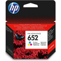 HP 652 ink cartridge packaging with butterfly design on a white background