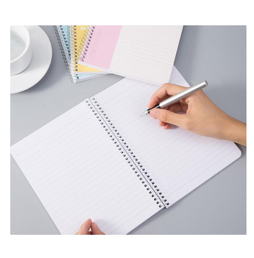 Deli A4 Spiral Soft Cover Ruled Notebook 80 / 100 Sheets - Τετράδιο Σπίραλ Γραμμές - σε 4 Χρωματισμούς