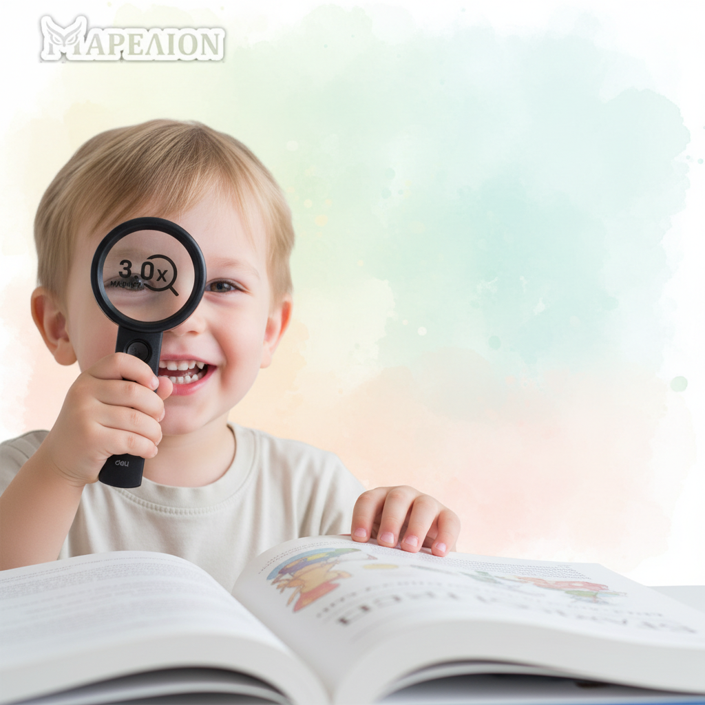 Deli E9091 Magnifier - Lifestyle Child