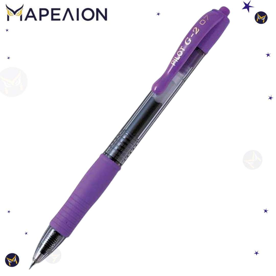 Purple Mapeion pen on a white background