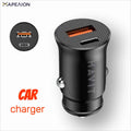 HAVIT CAR CHARGER 20W USB+USB-C Black CC2022, CAR CHARGER